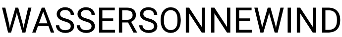 WASSERSONNEWIND